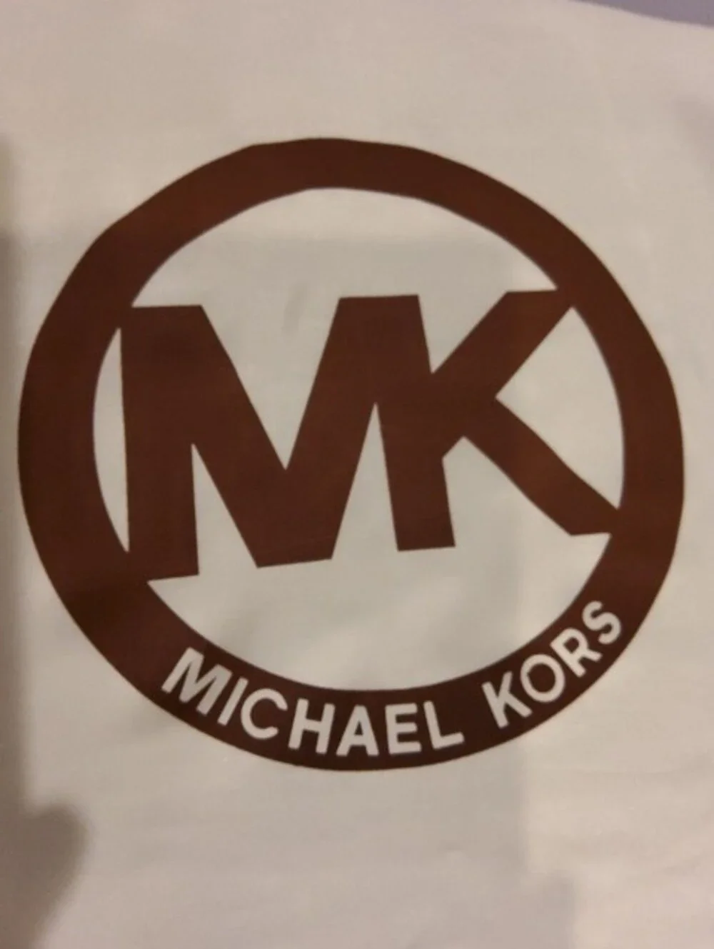 Michael Kors Hamilton Large Leather Moca Tote with Gold Hardware